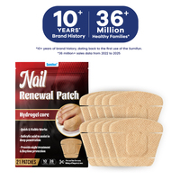 21 Pièces pour le Traitement Nocturne et la Protection Diurne – Patchs de Renouvellement des Ongles