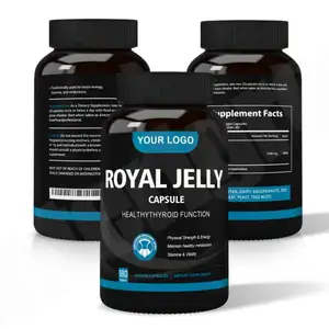 Top Quality Natural Supplement Royal Jelly Soft Capsule 1000mg Ginseng Royal Jelly Capsules