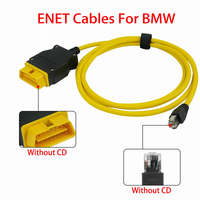 Cable ENET Amarillo para BMW, Actualización de Datos Ocultos, Codificación ICOM, Programador de ECU, Herramienta de Diagnóstico Automotriz, Escáner OBD OBD2