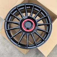 Rines de Aleación de Alta Calidad Hechos a Medida de 17-22 Pulgadas en Tamaños 5x112, 5x114.3 y 5x120 mm para Autos Icars, Rines Forjados en Negro Mate