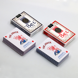 Fast Shipping Wholesale 280g Blue Core Paper Poker <b>Cards</b> Professional Quality - Product Image 1