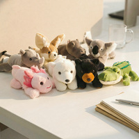 Peluches Kawaii en Gros en Stock Prêt à l'emploi, Faible MOQ, Animaux en Peluche, Ours en Peluche, Capybara, Porte-clés en Peluche, Cadeau Doux, Poupée en Peluche