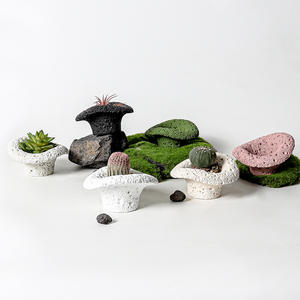 <b>Coconut</b> Wax Handmade Planter Porcelain Jar Simple Personality Creative Literary Green Plant Succulent Potted Indoor Christmas - Product Image 1