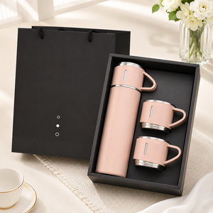 Back to School Gift Set Stainless Steel Insulated <b>Thermos</b> Vacuum Flask Mug Tumbler 3 Lids Large Capacity Eco-Friendly Portable - Product Image 4