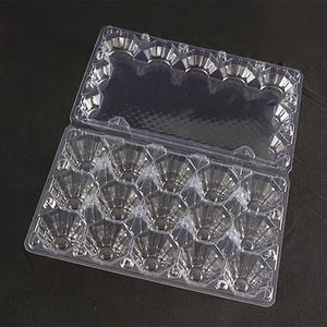 กล่องพลาสติกใส่ไข่ 15 หลุม ถาดบรรจุภัณฑ์ไข่ไก่ - Product Image 1