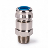 Presse-étoupe antidéflagrant ATEX en acier inoxydable 304, non blindé, résistant à la corrosion, IP65, basse et haute tension, 7-13 mm