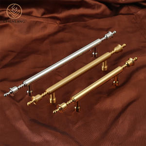 CHENLANG Gagang dan Kenop Kuningan Solid Modern Kelas Atas yang Dapat Disesuaikan Warna Emas untuk Kabinet, Laci, Lemari, Meja Rias, Kamar Tidur, Hotel, Sekolah - Product Image 4
