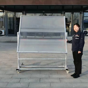 맞춤형 설계된 PMMA 프레넬 렌즈 대형 시트 1000x1000mm, 초점 거리 1000mm 고성능 제조업체 OEM 지원 - Product Image 1