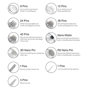 Hadiyah Beauty 9/12/24/36/Nano Tube Needle Bayonet Screw <strong>M7</strong> Skincare and Beauty Tool Permanent Makeup Microneedle - Product Image 2