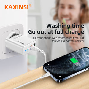 Charger <strong>UK</strong> Plug 45W PD+QC3.0Fast Charger for Iphone Mobile Phone/Tablets/PS3/<strong>PS4</strong> With Cable to Travel Blue Lights KAXINSI KC-285 - Product Image 4