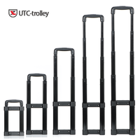 Sac accessoires Chine fournisseur personnalisé 5 section en aluminium boîte à outils pliant tension bagages chariot bar poignée télescopique