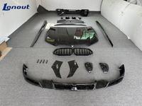 Kit de Carrocería de Fibra de Carbono Forjada para BMW X6 G06, Estilo LD, Piezas de Mejora para Auto, Alerón, Faldones Laterales, Difusor Trasero, Molduras para Capó y Guardabarros