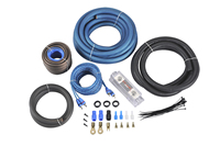 Kit de câblage pour amplificateur audio de voiture 0GA OFC, kit d'installation d'amplificateur complet avec câble de haut-parleur 10GA