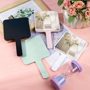 Gương trang điểm cầm tay mini hình vuông bằng nhựa ABS, có tay cầm, in logo tùy chỉnh, bán chạy của Zonyin, thích hợp làm quà tặng - Product Image 6