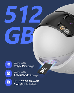Cámara IP ANNKE FCD800 4K 8MP de Doble Lente con Vista Panorámica de 180 Grados, IA, PoE, Audio Bidireccional, Luz Híbrida Inteligente, IP67, Cámara de Red - Product Image 6