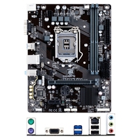 Placa Base ASUS/GIGABYTE Serie H110 en Buen Estado, Compatible con Procesadores Intel de 6.ª/7.ª Generación I7/I5/I3 LG1151, Doble DDR4, SATA, Chipset Intel H110 para Escritorio