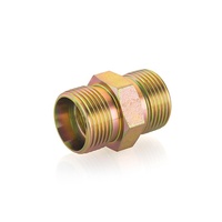Raccord de tuyauterie métrique réducteur mâle en zinc forgé, en acier inoxydable SS304, raccord hexagonal hydraulique