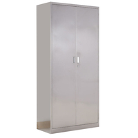 Armoire autoportante en acier inoxydable, étanche et antirouille, pour cuisine, salle de bain, buanderie