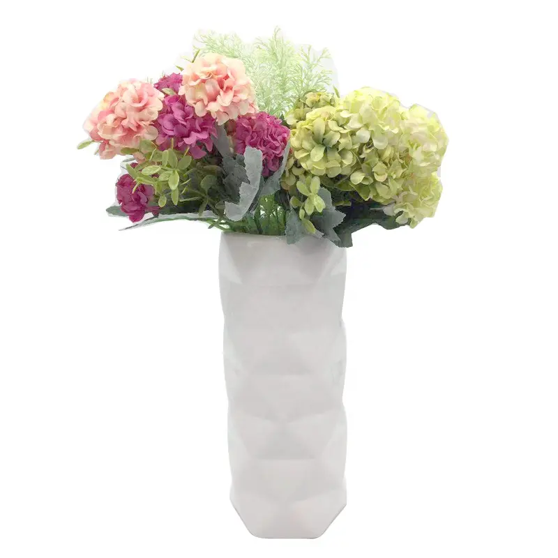QUANTITÉ MINIMALE DE COMMANDE est un 3D mosaïque en porcelaine design fleur vase décoration de la maison fleur élégante en céramique vase