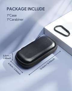 Estuche impermeable para SE/Pro <span class=keywords><strong>V2</strong></span>/Pro/<span class=keywords><strong>Duo</strong></span>, Relay/1Mii Transmisor inalámbrico Receptor Estuche portátil con cremallera para viaje en avión - Product Image 5