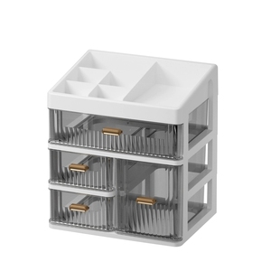 Nouvelle boîte de rangement de bureau 2026 style tiroir, organiseur de cosmétiques pour bureau, boîte de rangement verticale, design minimaliste - Product Image 3