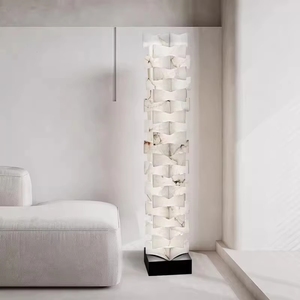 Lámpara <span class=keywords><strong>de</strong></span> <span class=keywords><strong>Pie</strong></span> <span class=keywords><strong>de</strong></span> Mármol Natural <span class=keywords><strong>de</strong></span> Alta Calidad, Diseño Artístico, para Sala <span class=keywords><strong>de</strong></span> Estar, Esquina <span class=keywords><strong>de</strong></span> Sofá, Luz <span class=keywords><strong>de</strong></span> Alabastro - Product Image 5