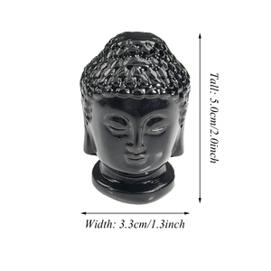 <span class=keywords><strong>Prix</strong></span> usine naturel noir <span class=keywords><strong>obsidienne</strong></span> tête de bouddha rubrique cristal artisanat <span class=keywords><strong>obsidienne</strong></span> sculpture pour la décoration de la maison - Product Image 3