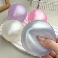 Pallina Antistress Modellabile in Olio di Cocco, TPR, Non Risale, Simile a Gelatina, Traslucida, Giocattolo Sensoriale, Vendita all'Ingrosso