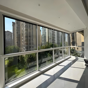 Ventana Corredera Moderna <span class=keywords><strong>de</strong></span> <span class=keywords><strong>Aluminio</strong></span> con Marco Estrecho y Recubrimiento en Polvo, Doble Acristalamiento y Mosquitera <span class=keywords><strong>de</strong></span> Acero Inoxidable para Cocina <span class=keywords><strong>de</strong></span> Lujo - Product Image 5