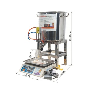 Semi-automatic Pneumatic Jam Paste Glue Viscous Honey Ketchup Filler Peanut Butter Paste Weighing Filling Machine - Product Image 6