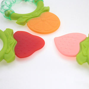 Anneaux <span class=keywords><strong>de</strong></span> <span class=keywords><strong>dentition</strong></span> sensoriels en silicone pour bébés, doux et mâchables, pour un soulagement confortable des gencives, lot en vrac - Product Image 4