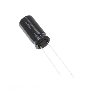 ตัวเก็บประจุแบบขั้ว16V 820 uF ผ่านรูผ่านช่อง UHW1C821MPD6 - Product Image 1
