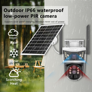 Mới V380 Pro Ứng Dụng HD 4G Ống Kính Kép Năng Lượng Mặt Trời Ptz Mạng Máy Ảnh Phát hiện Chuyển Động Tự Động Theo Dõi Với 1000MAh Pin Năng Lượng Thấp Sử Dụng Ngoài Trời - Product Image 4