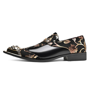 Zapatos de vestir de lujo para hombre, estilo inglés, con punta de hierro, de alta calidad y gran éxito de ventas - zapatos de cuero modernos de una sola pieza - Product Image 5