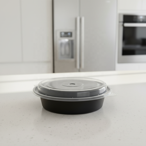 Contenedor de Almacenamiento de Alimentos Moderno de Plástico PP Desechable Apto para Microondas HACAMY con Tapa Resistente para Llevar - Product Image 1