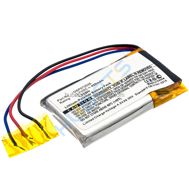 JBL GO FF JBLGOBLK Speaker Replacement Battery GSP072035 420mAh 3.7v