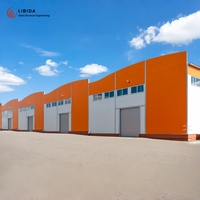 Entrepôt en acier préfabriqué à grande portée et à prix abordable pour projets de fabrication