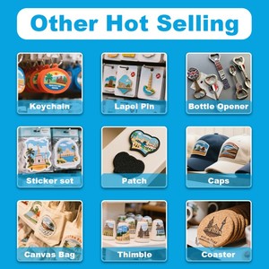 מגנטים למקרר מותאם אישית כמו keepsakes נסיעות מודפסים עיצובים מגנטים מקרר עבור קונים מותאמים אישית בתפזורת - Product Image 5