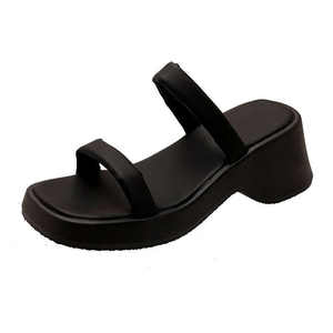 Sandalias Planas de Plataforma con Tacón Alto y Diseño de Suela Gruesa, para Primavera/Verano, Uso en Exteriores, Cierre Deslizante, Amortiguación Evergreen - Product Image 5