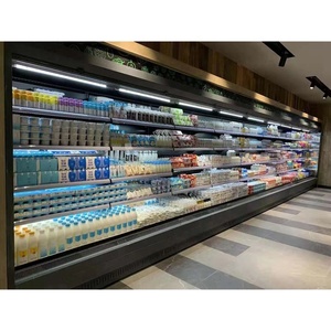 Equipo de Refrigeración para Supermercados, Exhibidor Refrigerado <span class=keywords><strong>Abierto</strong></span> de Múltiples Niveles, Vitrina Refrigerada Comercial - Product Image 1