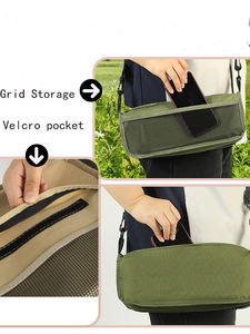 Silla de Camping Plegable Portátil Entai, Diseño Cuadrado Moderno, Poliéster, Ultraligera, Hierro, Muebles de Exterior, Comedor, Sala de Estar, Hotel - Product Image 3