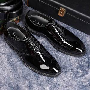 Chaussures de luxe en cuir véritable pour hommes, idéales pour les affaires et les mariages, avec fermeture éclair, motif camouflage, antidérapantes, respirantes et légères pour l'automne - Product Image 1