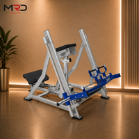 Máquina de remo comercial de doble función, máquina de remo guiada por rieles, entrenador multifuncional de músculos dorsales para gimnasios