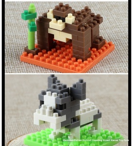 XR Factory Direct 1:8 Escala DIY Animal Ortografía Ilustraciones Partículas pequeñas Juegos de bloques de construcción Creatividad educativa Plástico - Product Image 5