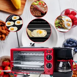 Máquina de Desayuno 3 en 1 de Venta Directa de Fábrica, Tostadora al Vapor <span class=keywords><strong>con</strong></span> Huevos Fritos en Casa, Cafetera Automática Multifuncional - Product Image 4