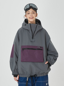 Vestes <span class=keywords><strong>de</strong></span> <span class=keywords><strong>ski</strong></span> d'hiver pour femmes et hommes, à capuche, avec fermeture éclair, imperméables, coupe-vent, en duvet, pour le <span class=keywords><strong>ski</strong></span> et le snowboard, pour les sports d'hiver professionnels - Product Image 3