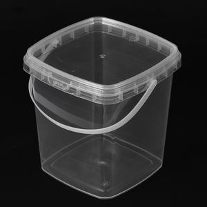 Recipiente Quadrado para Armazenamento de Alimentos, Container de Suco de Fruta Portátil, Copos de Plástico PP Transparente com Tampa e Alça - Product Image 6