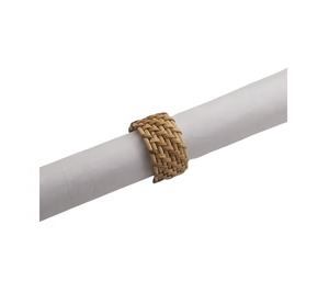 Servilletero hecho a mano de madera de ratán - Product Image 1