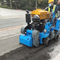 Machine de fraisage d'asphalte portable à haute efficacité, matériel de construction de qualité pour l'entretien routier