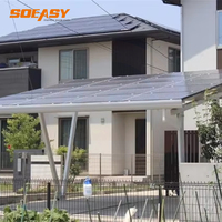 Structure de montage de panneaux solaires en aluminium SOEASY, abri solaire pour voitures, systèmes de montage au sol pour énergie solaire